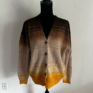 Acne studios knit sweater ombré